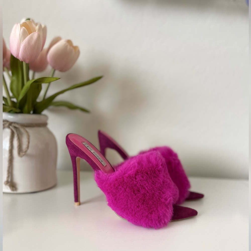 Hot pink heels